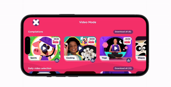 Video Mode - What videos can be found?